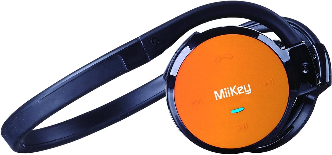 MiiKey MiiSport C Orange Wireless Bluetooth 4.0 Headphone with Microphone