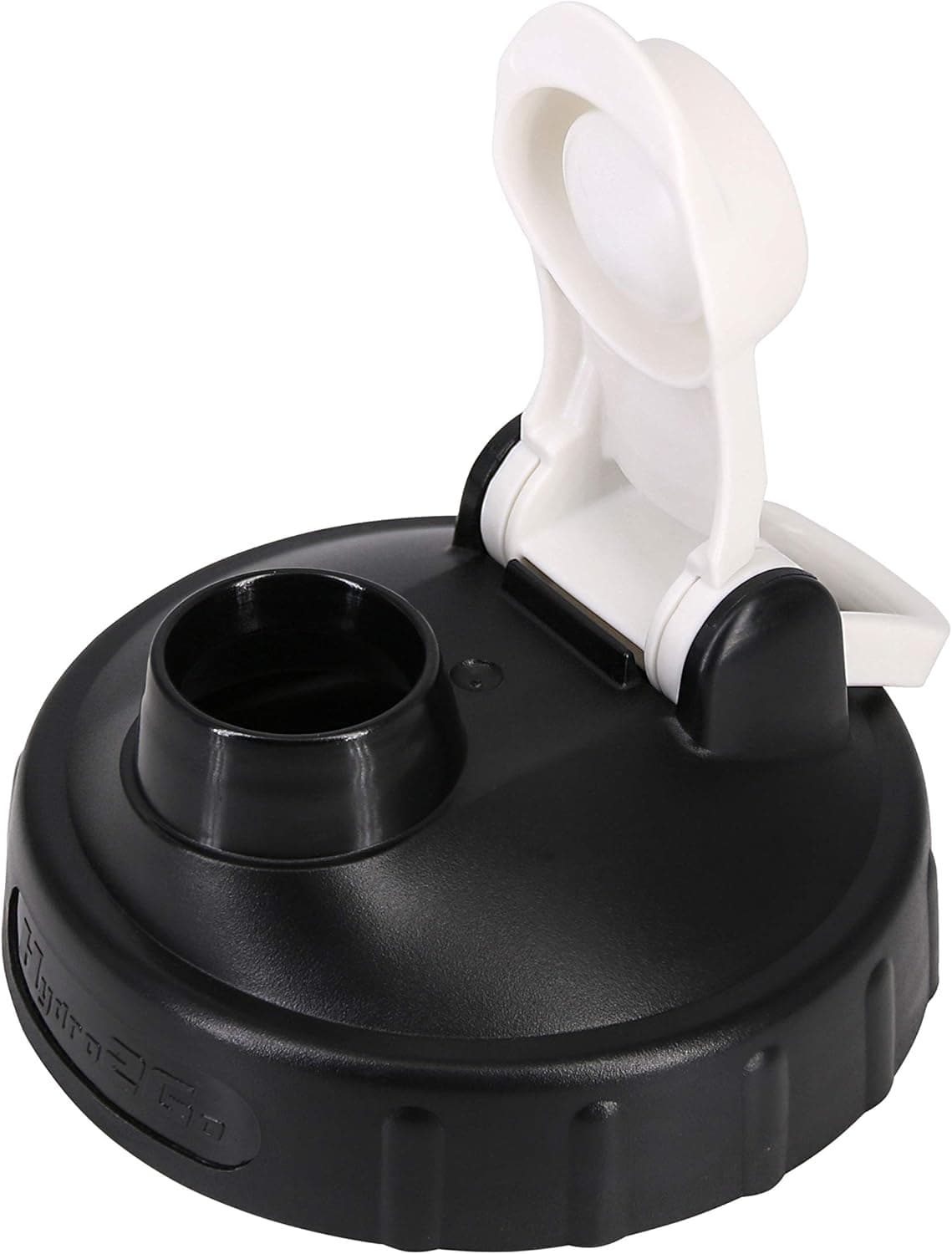 Shaker Bottle Replacement Lid, [Only] Fit for 22 oz Protein Blending Shaker Bottle with Twist & Lock System. 3.3 in Wide mouth. 100% Leak-proof SureSeal Flip Cap, Secure Screw-on Lid & Loop (black)