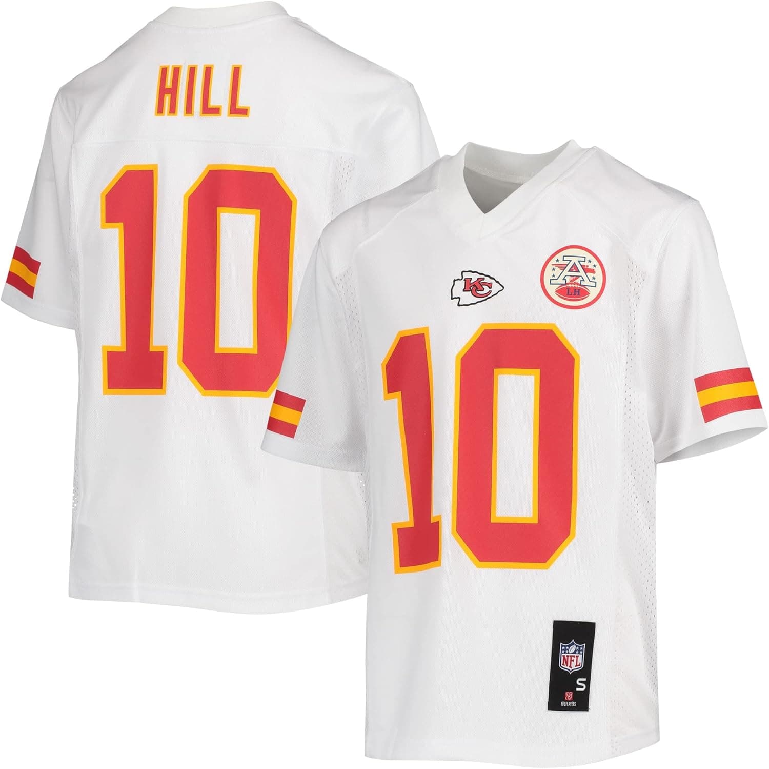 Outerstuff Youth Tyreek Hill White Kansas City Chiefs Replica Player Jersey