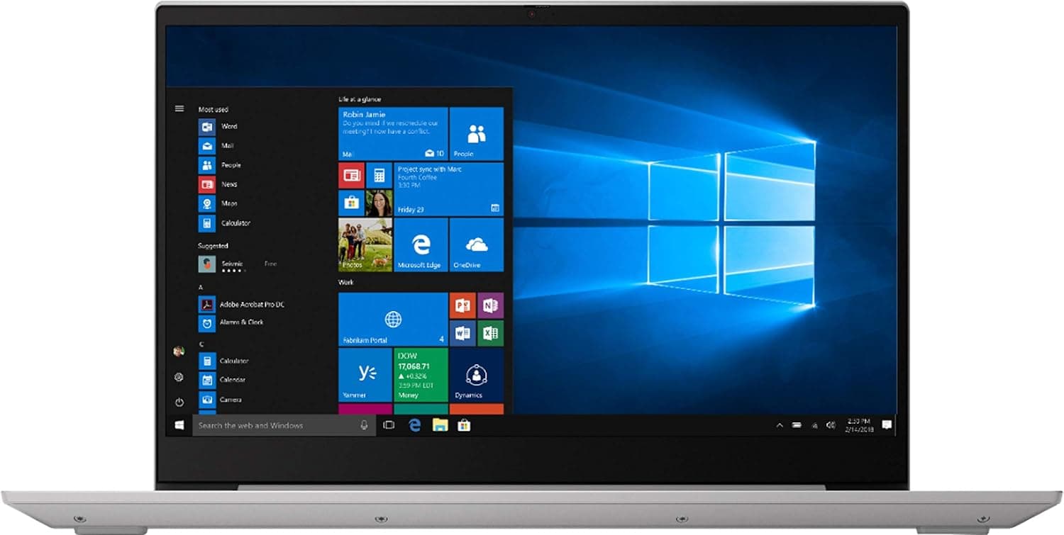 Lenovo - S340-15API Touch 15.6" Touch-Screen Laptop - AMD Ryzen 5 - 12GB Memory - 1TB Hard Drive - Windows 10 - Platinum Gray
