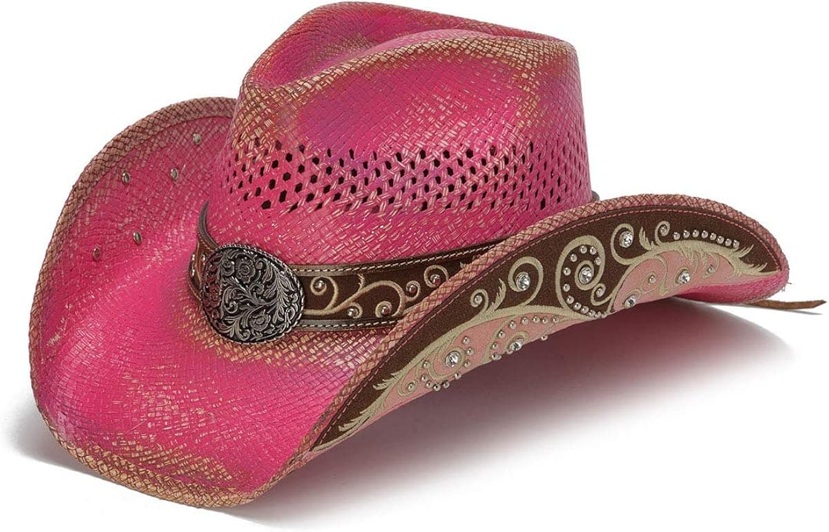 Stampede Hats Women's Burn The Breeze Flower Filigree Cowboy Hat