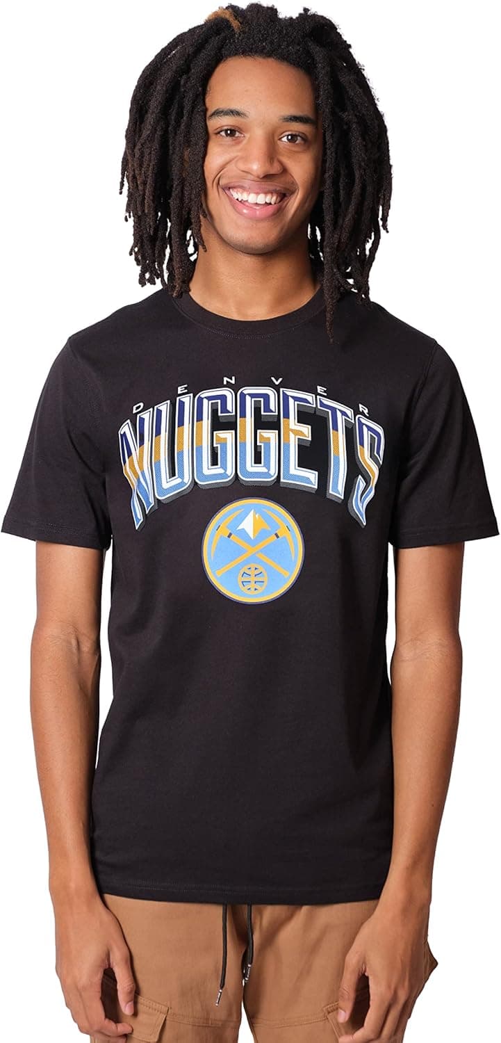 Ultra Game Men's NBA Arched Plexi Short Sleeve T-Shirt
