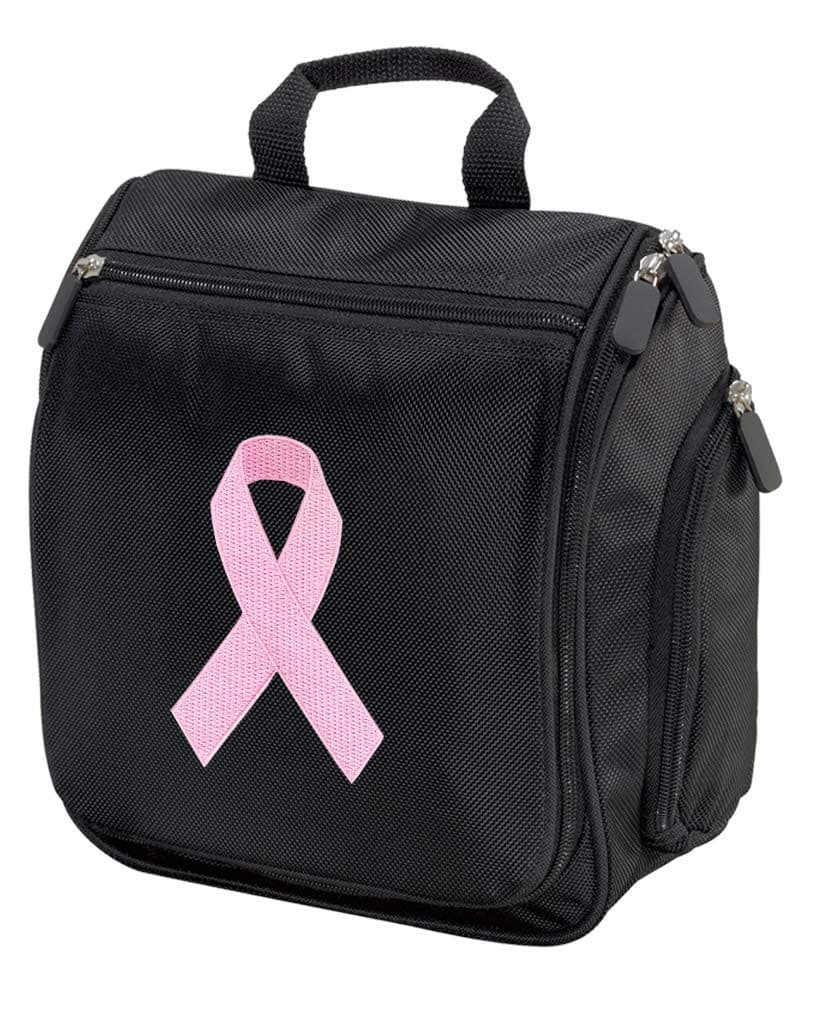 Pink Ribbon Toiletry Bags Or Cosmetic Travel Organizer Bag