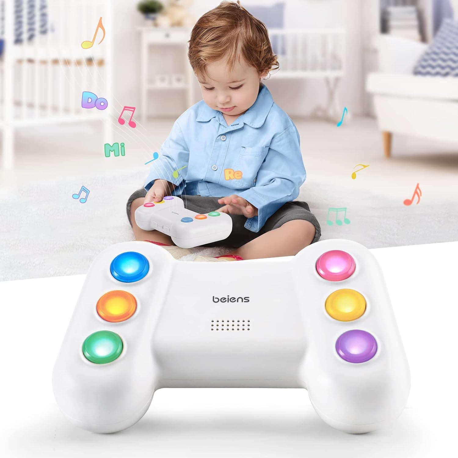 beiens Kids Toys, ZN40 Electronic Memory Game Toy, 4 Modes Simon Game Toy for Kids Ages 3+ Years Old Boys Girls, Music Educational Toys for Kids, Ideal Gifts for Parent-Child Interaction