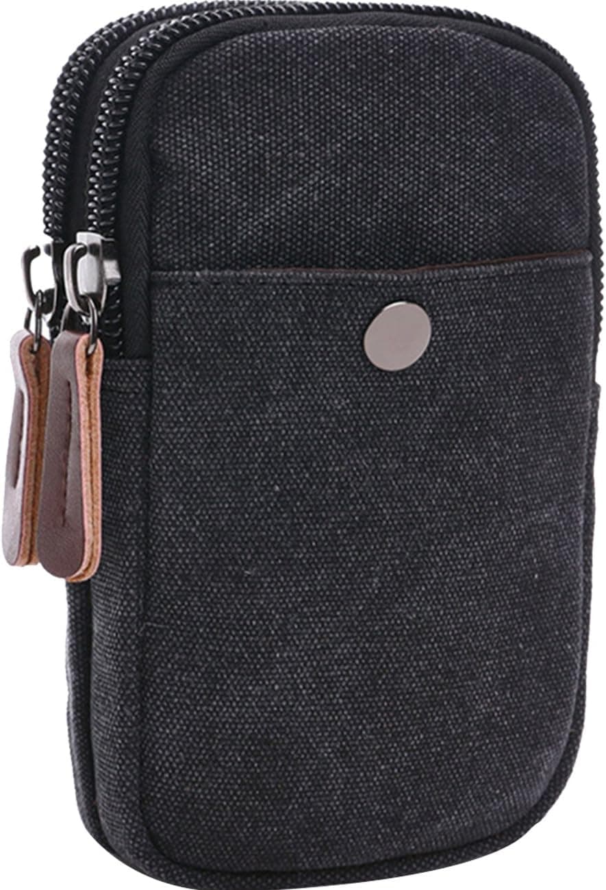 Canvas Universal Multipurpose Capacity Oversize EDC Carry Accessory Kit Black
