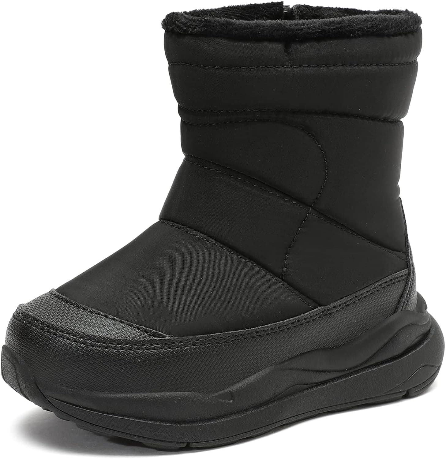 ShadowFax Boys Girls Snow Boots Winter Waterproof Non-Slip Outdoor Lightweight Warm Shoes for Toddler/Little Kid