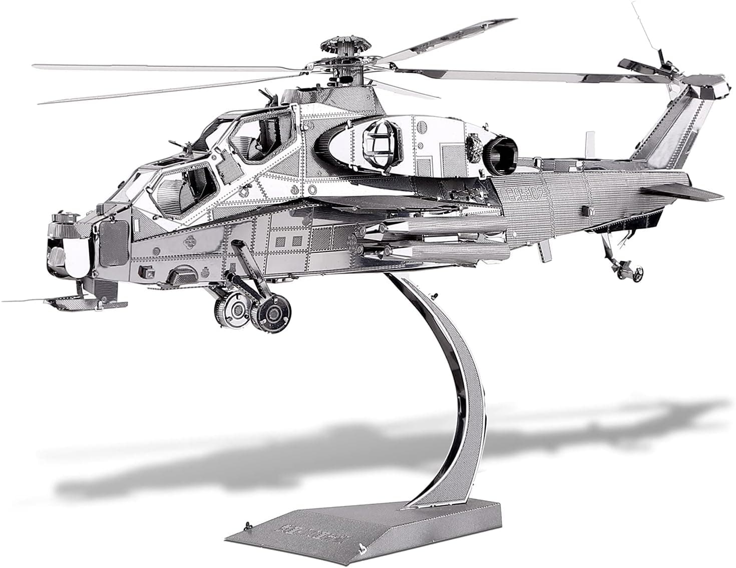 Piececool 3D Metal Puzzle Military Model Kits, 10 Helicopter Airplane Models Kits to Build for Teens Men Hobbies Toys DIY Brain Teaser Puzzles, Great Birthday Gifts, 122 Pcs