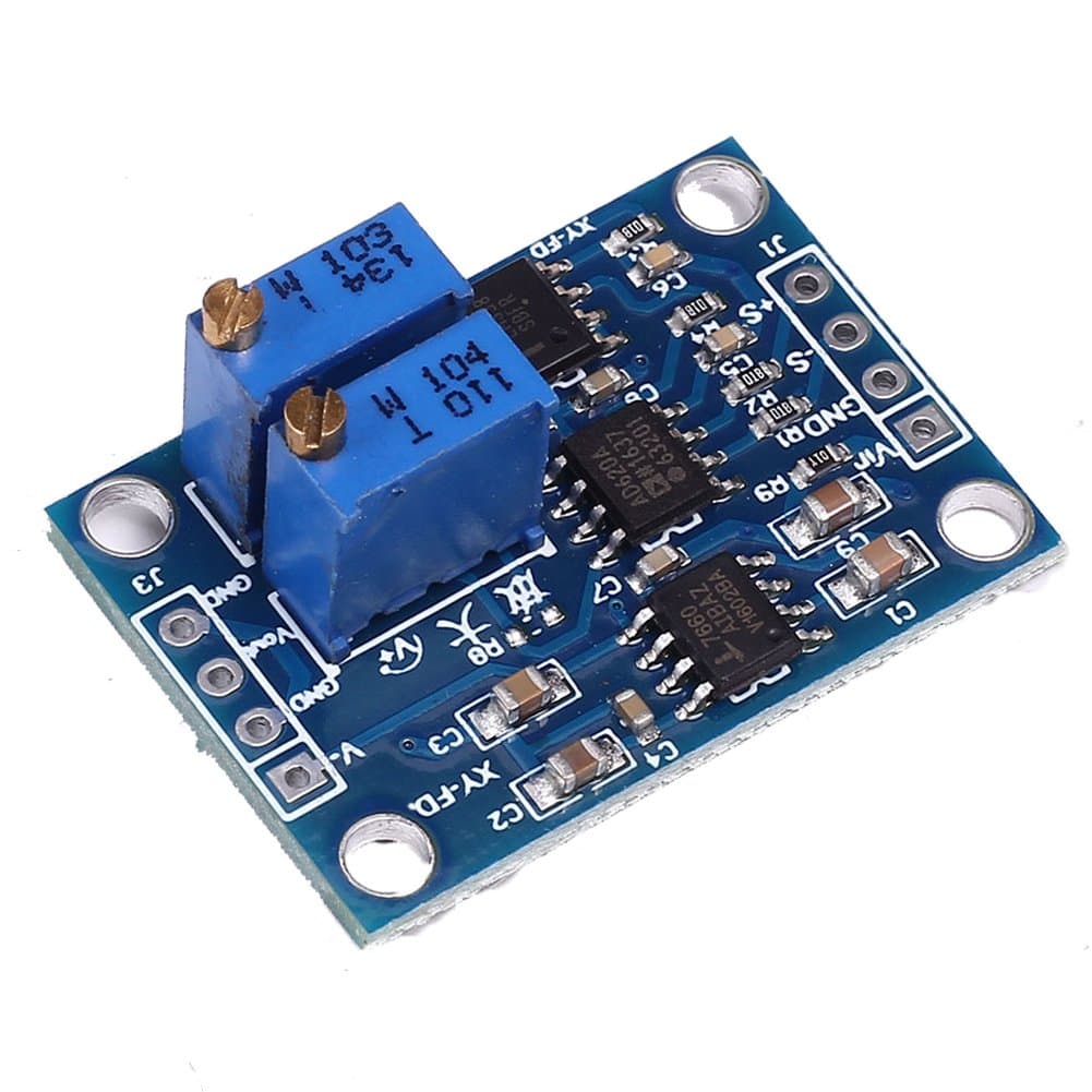 Icstation AD620 Microvolt Millivolt Signal Amplifier Module 1.5-1000 Gain Adjustable