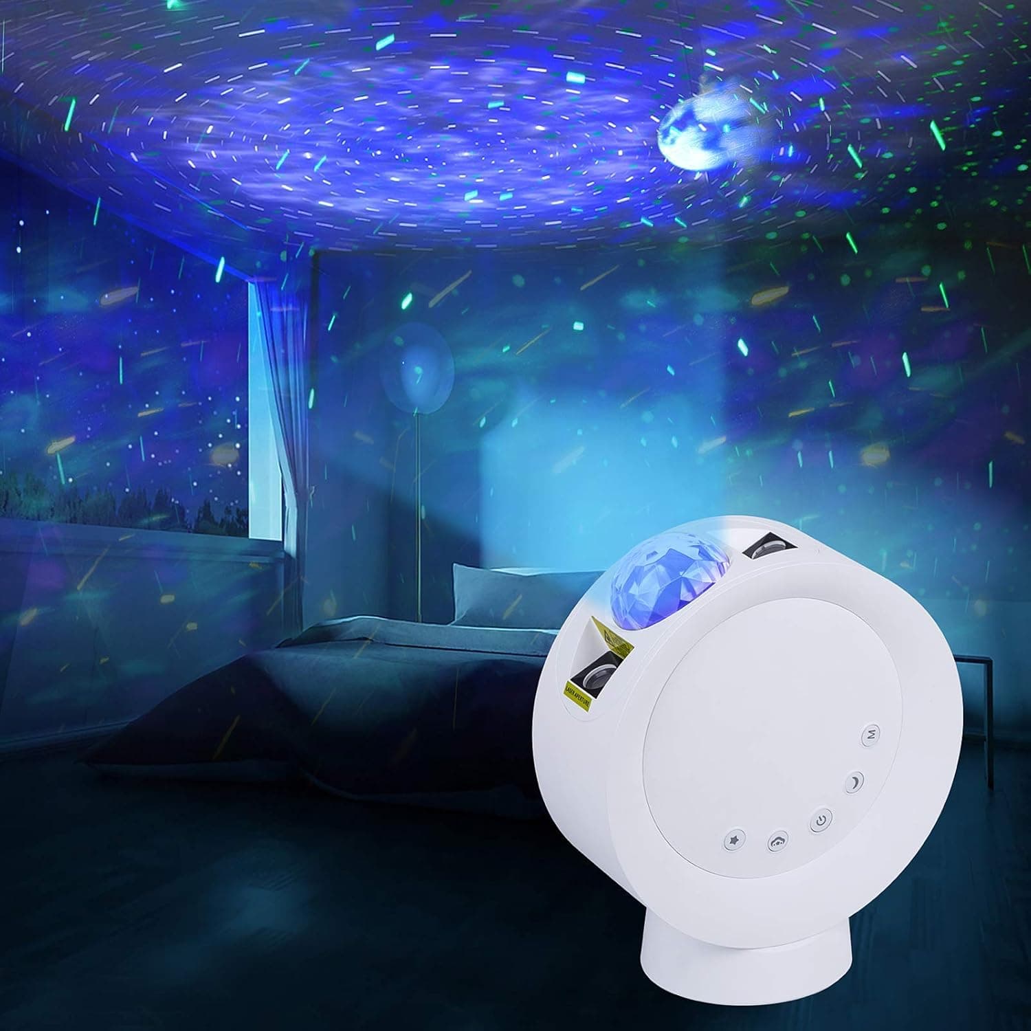 Star Projector, Galaxy Projector Night Light with 9 Lighting Modes, Remote Control, 4000mAh Battery Up to 6H Working Time, 300°Adjustable, Dimmable Ambience Light for Kids Bedroom Home Decor Party