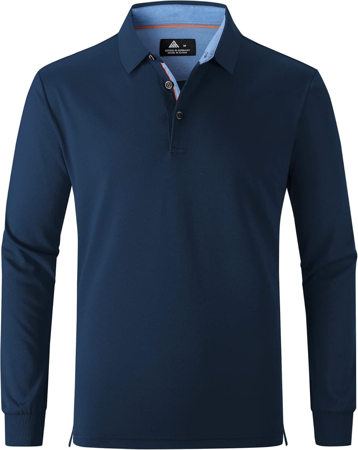 SECOOD Men's Polo Shirt Short Sleeve Golf Shirts Long Sleeve Moisture Wicking Athletic Casual T Shirts