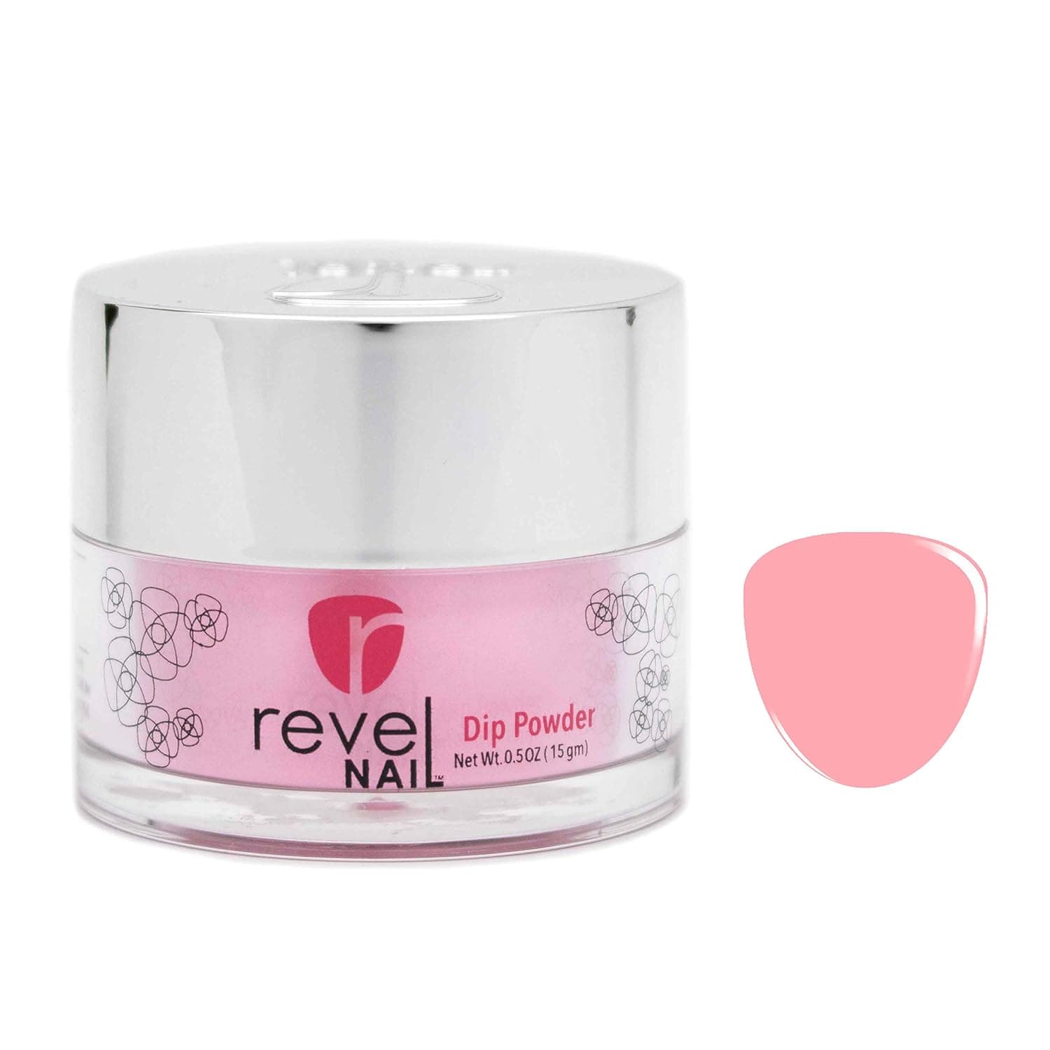 Revel Nail Dip Powder | for Manicures | Nail Polish Alternative | Non-Toxic, Odor-Free | Crack & Chip Resistant | Vegan, Cruelty-Free | Can Last Up to 8 Weeks | 0.5oz Jar | Cream | Venus