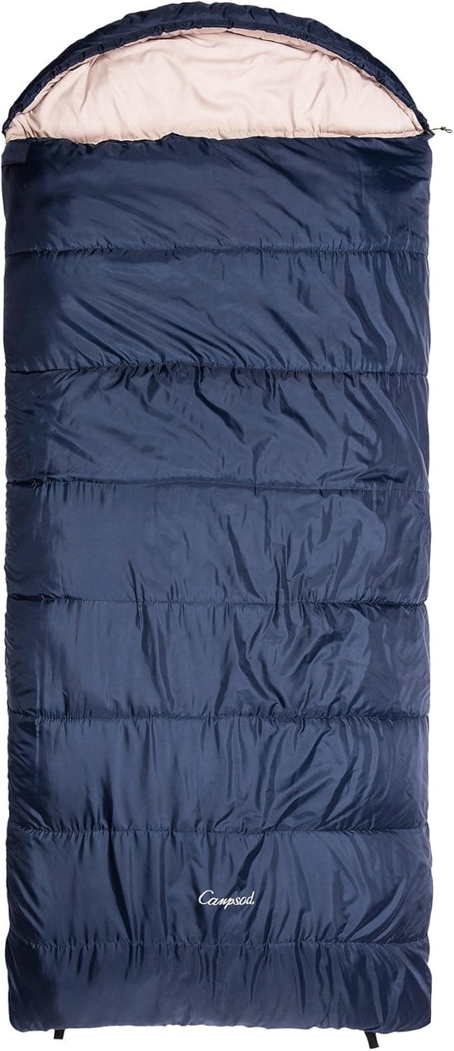 Buy One Get One Free.Campsod Ultralight Cotton Envelope Sleeping Bag for Hiking Camping.Promotion Code and Free One Should be Added to The Shopping Cart.