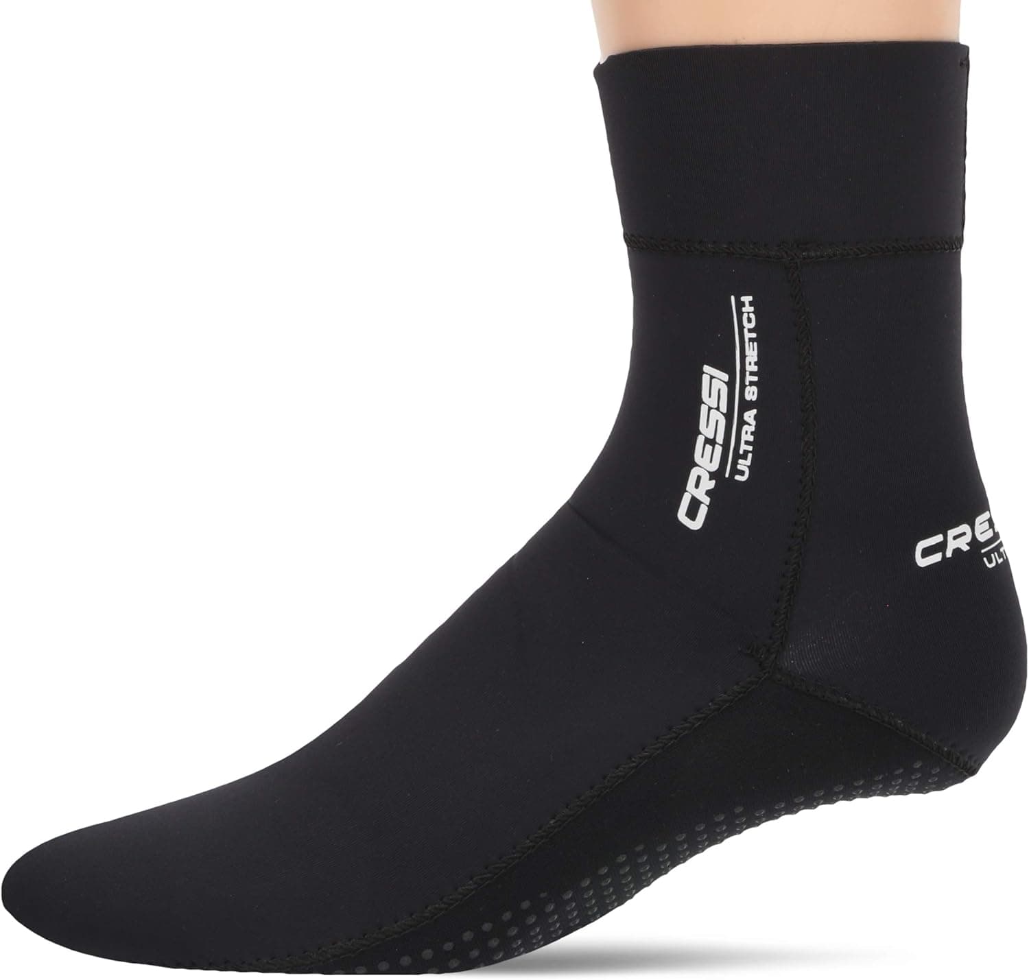 Cressi Neoprene Water Sports Adult Socks for Snorkeling, Scuba Diving and Water Activities | Made in Ultra Stretch Quality Neoprene 1.5mm