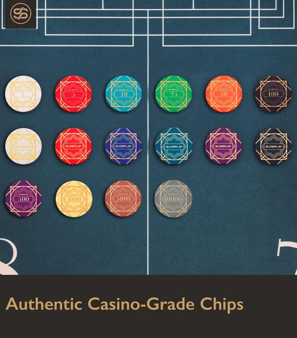 SLOWPLAY Nash Ceramic Poker Chips in Bulk