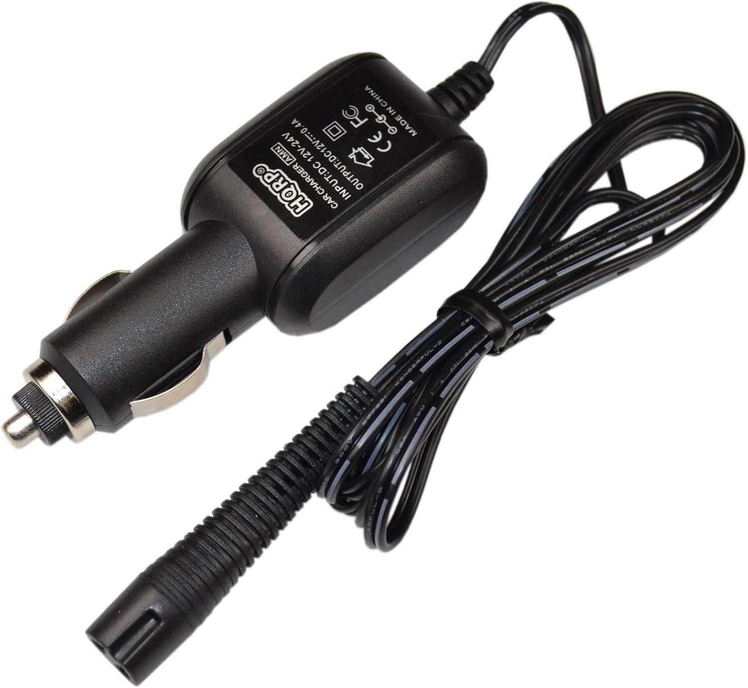 HQRP Car Charger Compatible with Braun Series 3 Model 340s-4 Type 5414, Series 7 9 3 5 1 Series 3 Model 330s-4, 320s-4, 3020s Type 5415, Cruzer-4 Cruzer-6 Shaver, 12-Volt Vehicle Adapter Power Cord