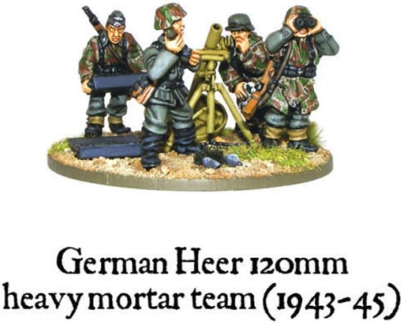 War Gaming - German Heer 120mm Hvy Mortar (1943-45) - Warlord Games