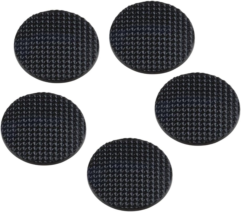 New 5-Pieces Analog Joystick Stick Cap Cover Button Replacement For PSP 1000 Black