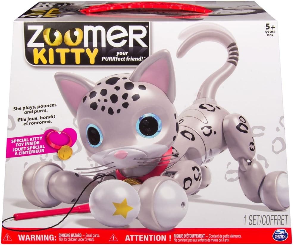 Zoomer Kitty Zooey Snow Leopard Spots