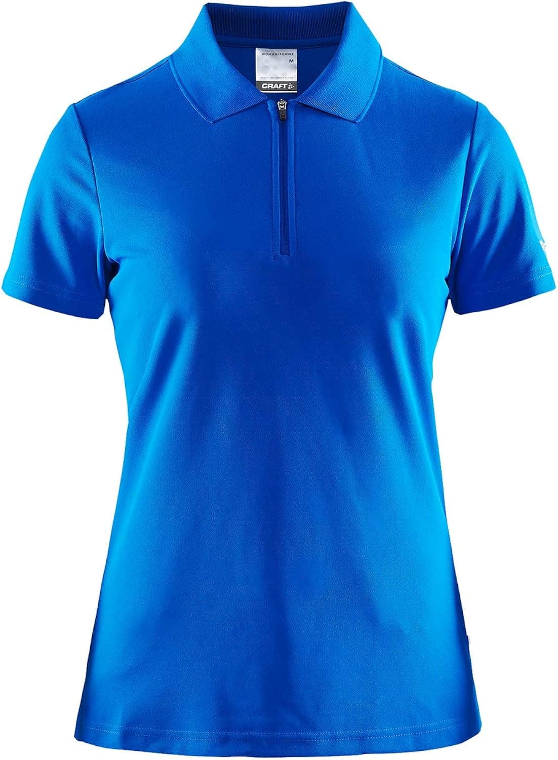 Craft Women's Zipped Polo Shirt - Moisture Wicking Dry Fit Golf Shirts for Women