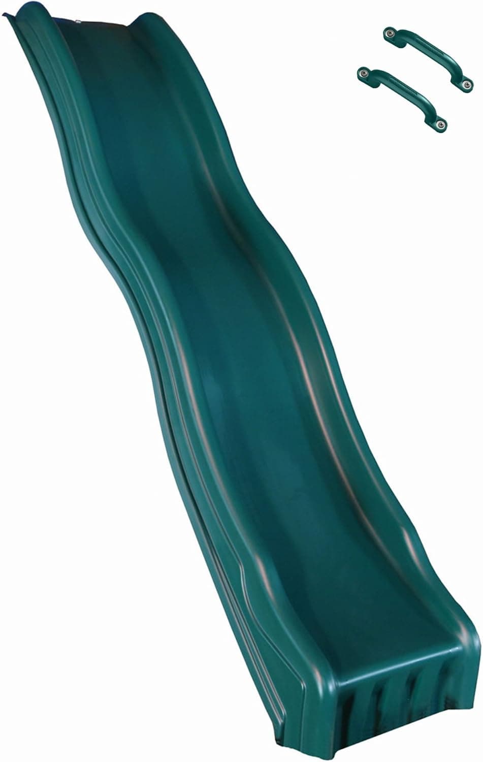 Swing-N-Slide WS 8335 Cool Wave Slide Plastic Slide for 4' Decks with Included Safety Handles, Green (Amazon Exclusive)