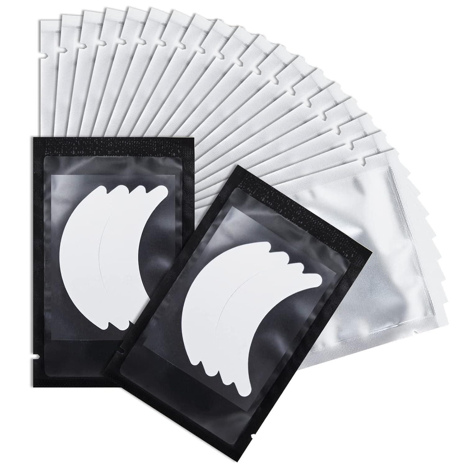 50 Pairs Eye Pads Lash Extensions B&Q LASH Under Eye Pads For Lash Extensions Sticky Well Foam Eye Pads Lint Free Lash Pads for Eyelash Extensions Hypoallergenic Waterproof Eye Patches