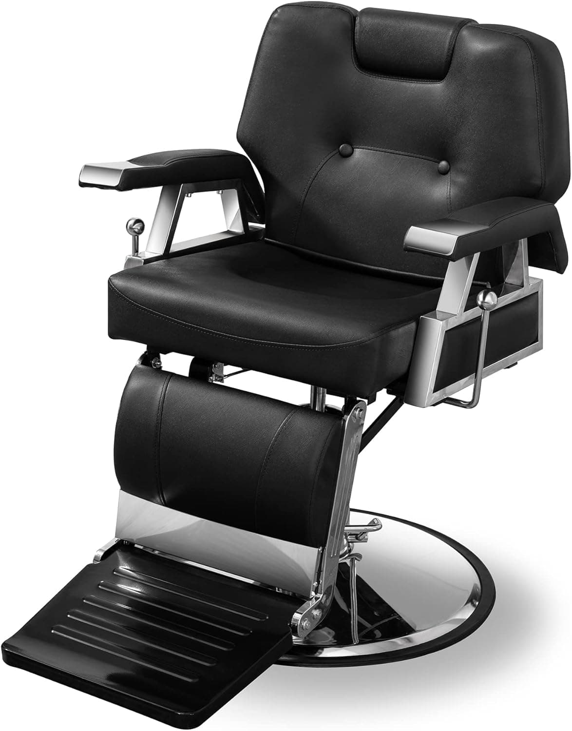 LOVPEAR Hydraulic Pump Barber Chair with All Purpose Adjustable Recline Salon Chair for Barbershop Haircut Stylist Equiment