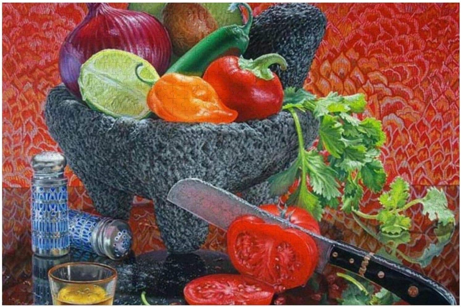 1000 Piece Wooden Jigsaw Puzzle Wert Mola Large Puzzle Game for Adults and Teenagers