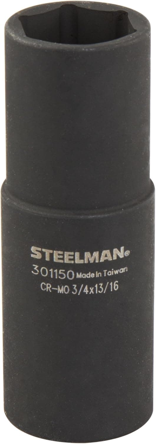 STEELMAN 301150 1/2-Inch Drive Impact Flip Socket, 3/4-Inch x 13/16-Inch