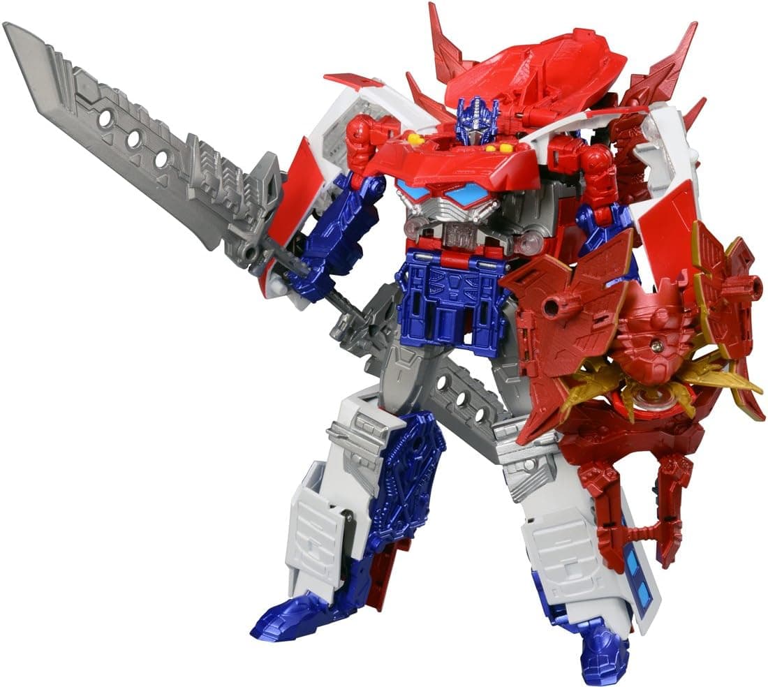 Transformers Go! G26 Optimus expriming