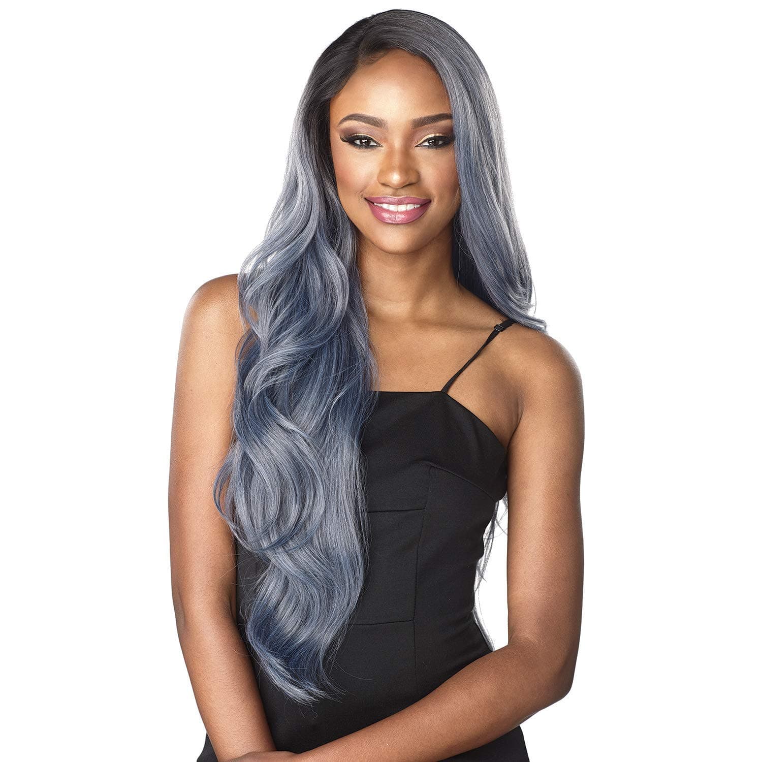 Sensationnel lace front wig - lace front edge clarissa