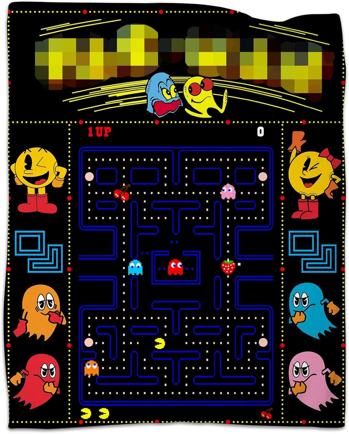 Gobits Video Game Blanket Game Gifts Game Throws Blankets for Teens Adults Christmas Halloween Thanksgiving Birthday Gifts 50''×60''