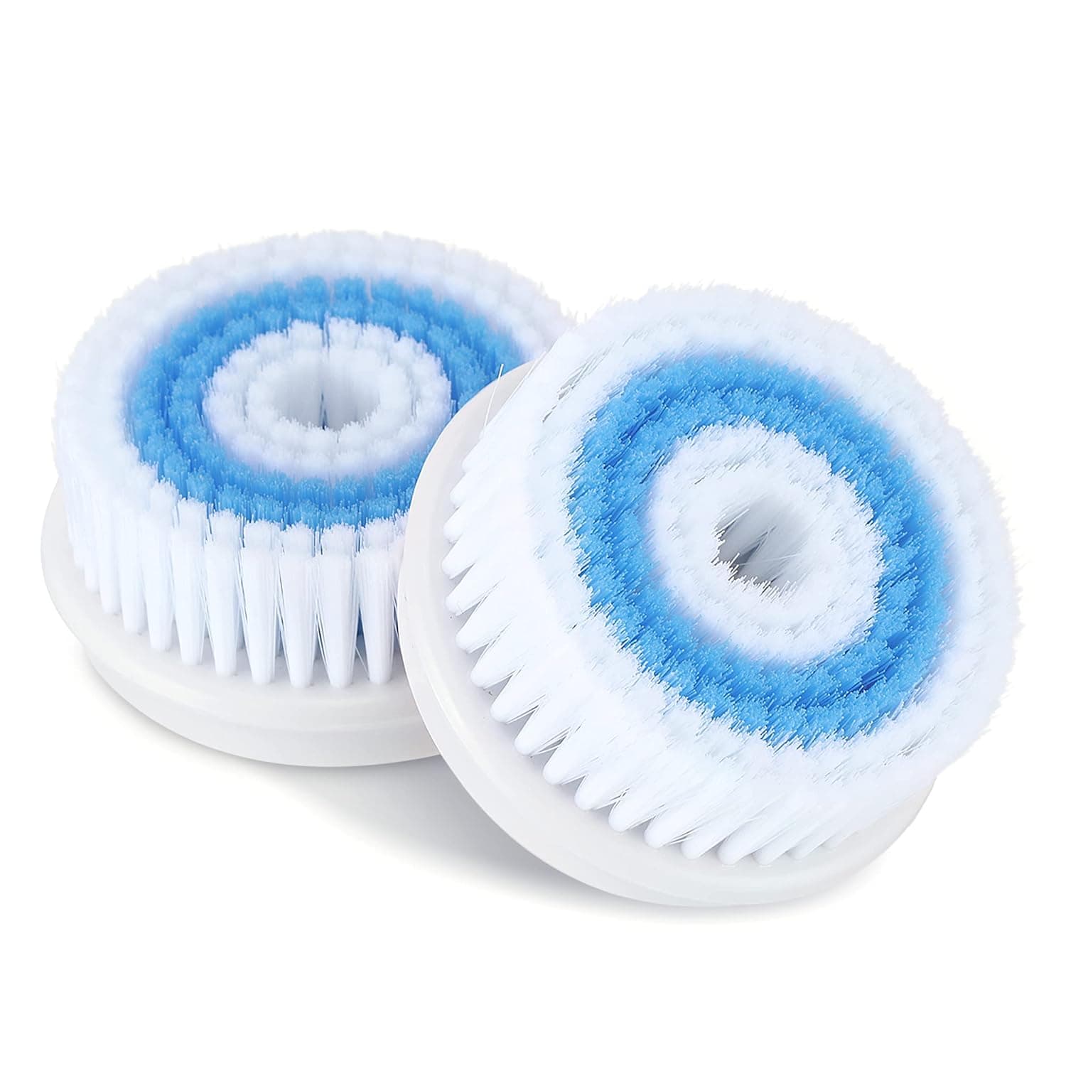 Facial Cleansing Brush Head 0.1mm Replacement Misiki Exfoliate Brush Head for Face Cleansing Brush Suitable for Dry, Oily, Acne-Prone Sensitive Skin-2 Pack