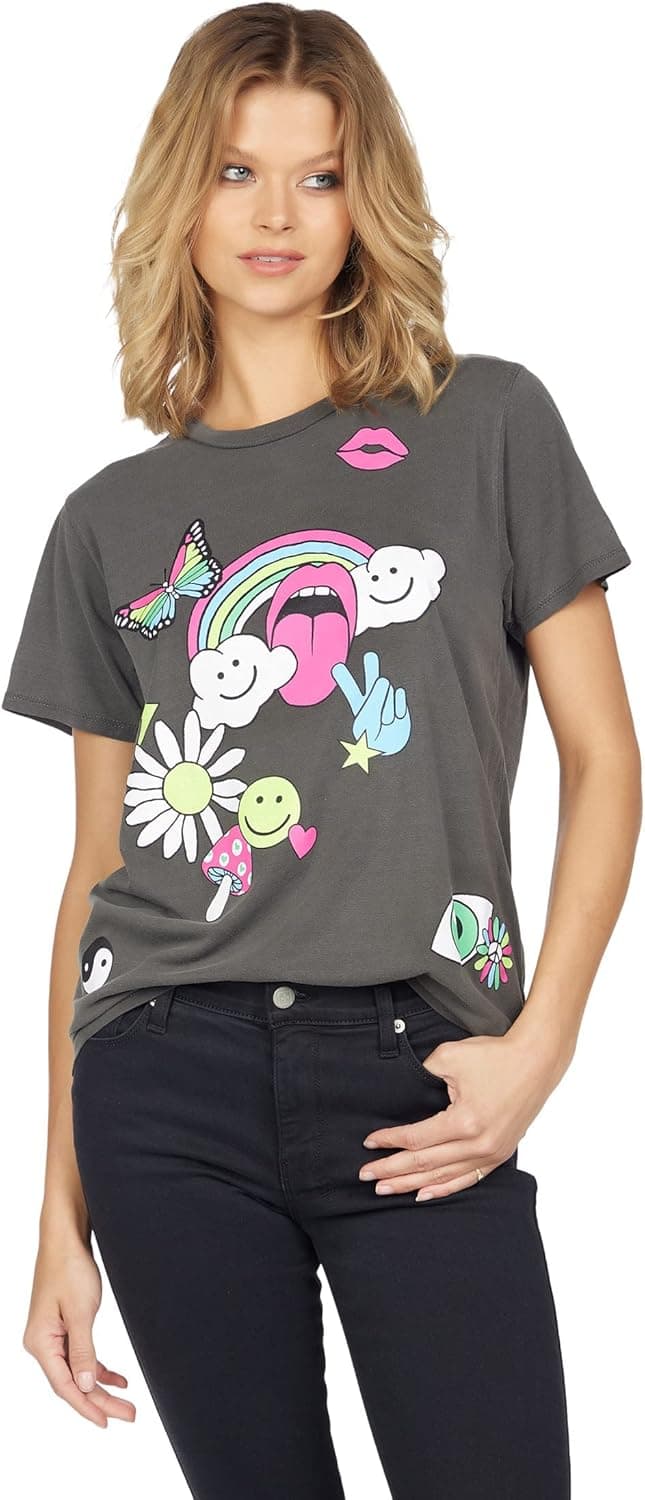 Lauren Moshi Wolf Elements Heart Tee