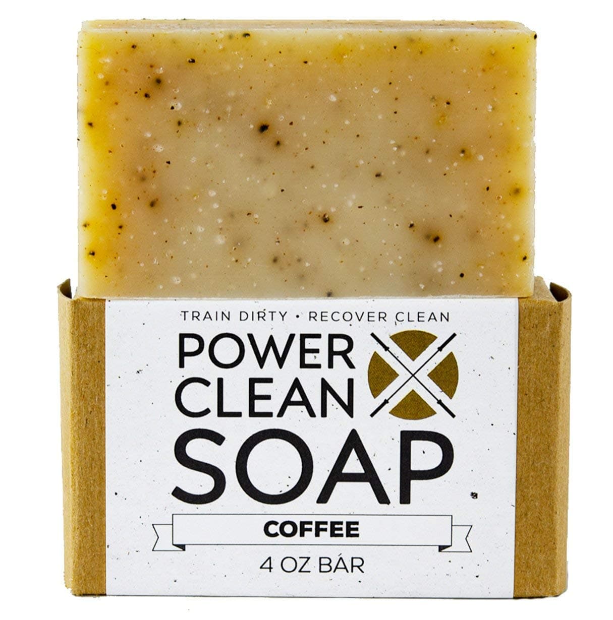Organic Coffee Bar Exfoliating Soap for Athletes with Essential Oils of Lemon, Lavendin, Orange, and Patchouli plus Organic Ground Coffee. For All Skin Types. Non GMO, SLS Free 4 oz Bar