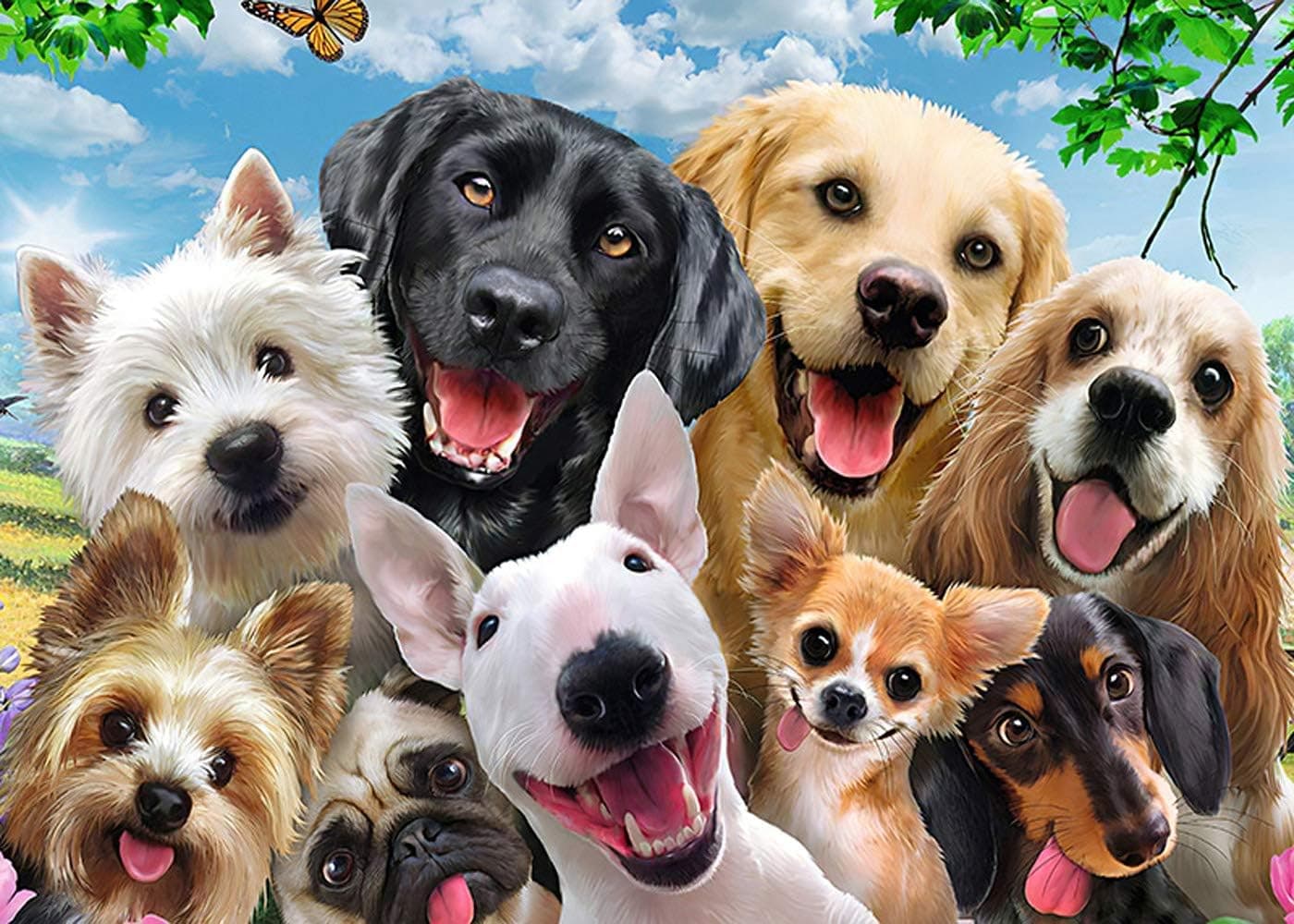 1000 Piece Puzzles Jigsaw Puzzles Animals Puzzles for Adults, Kids, Family Entertainment Educational Puzzle (Animal-3)