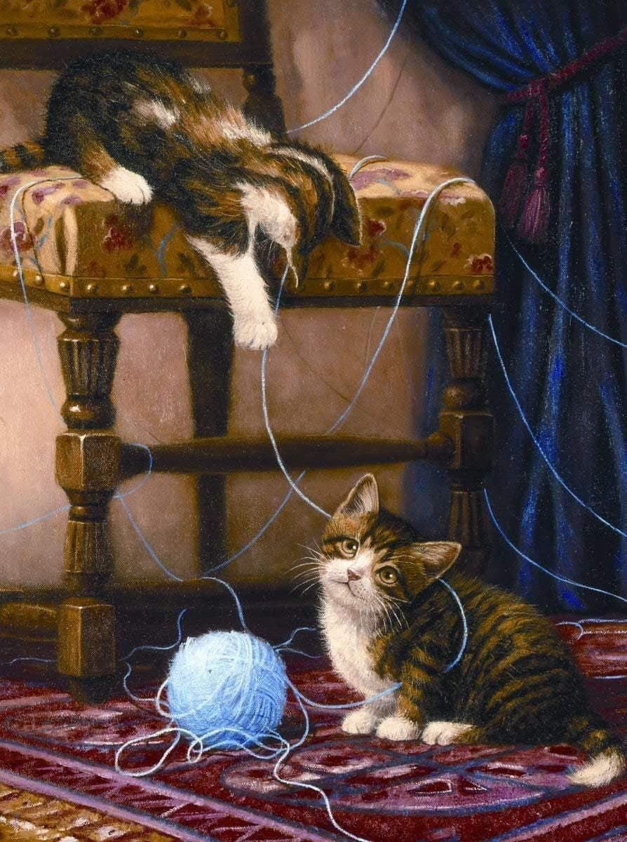 Playful Kittens Paint by Number