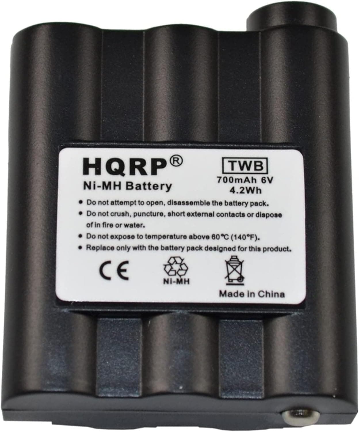 HQRP Rechargeable Battery Pack Compatible with Midland GXT-950 / GXT950 / GXT950VP4 / GXT-1000 / GXT1000 / GXT1000VP4 / GXT-1050 / GXT1050 / GXT1050VP4 Two-Way Radio