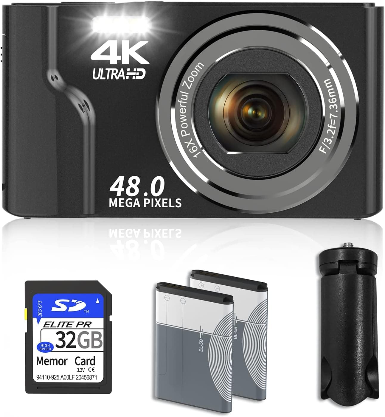 B08HQ2BF9M 4K Ditial Camera