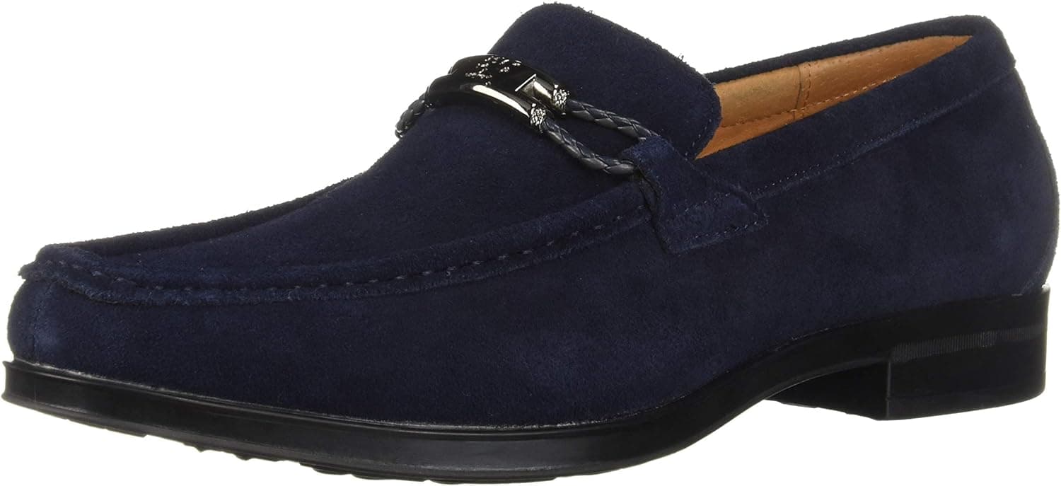 STACY ADAMS Men's Neville Moc-Toe Slip-on Penny Loafer