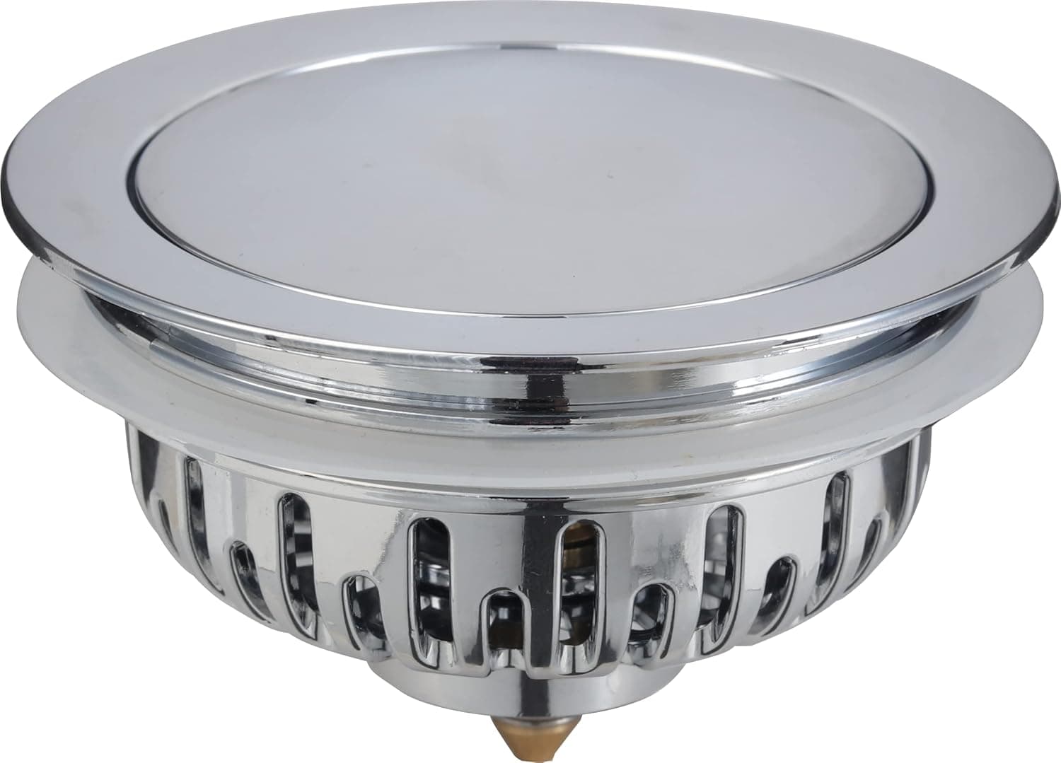 Wanhai Kitchen Drain Stopper,Pop-up 3-1/2 Inch Sink Strainer,Universal Sink Strainer Stopper,Chrome Plated Finish Sink Strainer,Anti-block Anti-odor kitchen sink drain kit,Food Debris Catcher