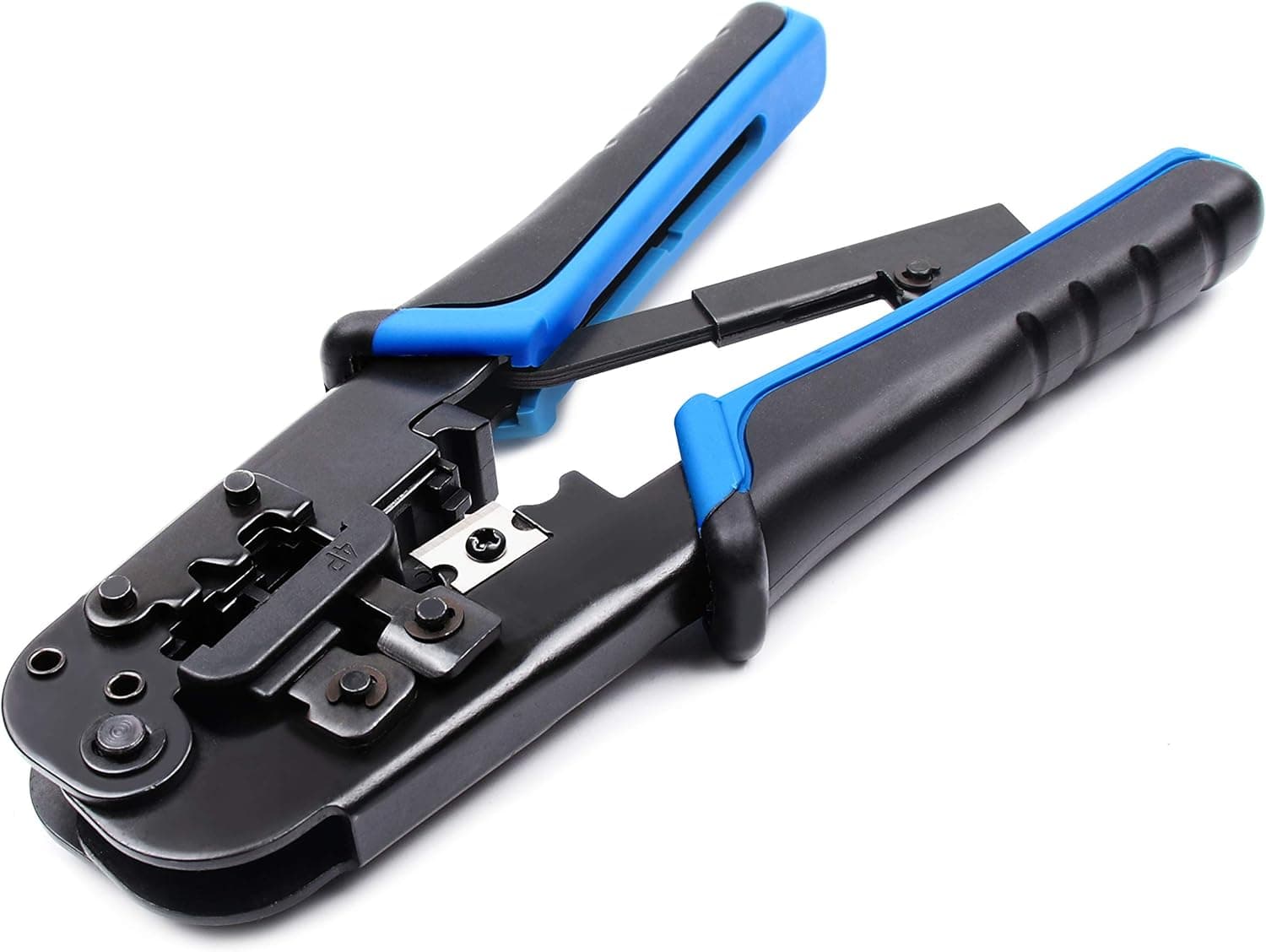 Yangoutool Network Cable Cutting Stripping Crimper,Cat 5 Stripper Crimping Tool RJ45 RJ12 RJ11 8P/6P/4P Connectors Hand Tools