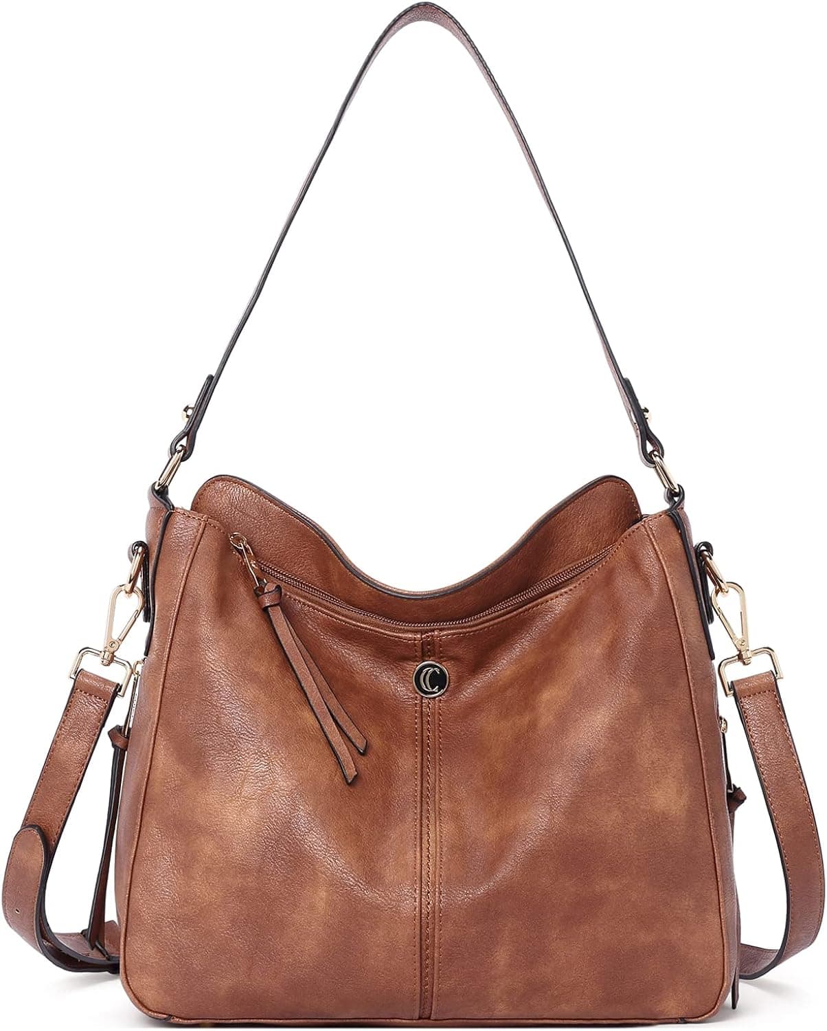 CLUCI Purses and Handbags for Women Vegan Leather Hobo Bags Large Ladies Tote Crossbody Shoulder Bag