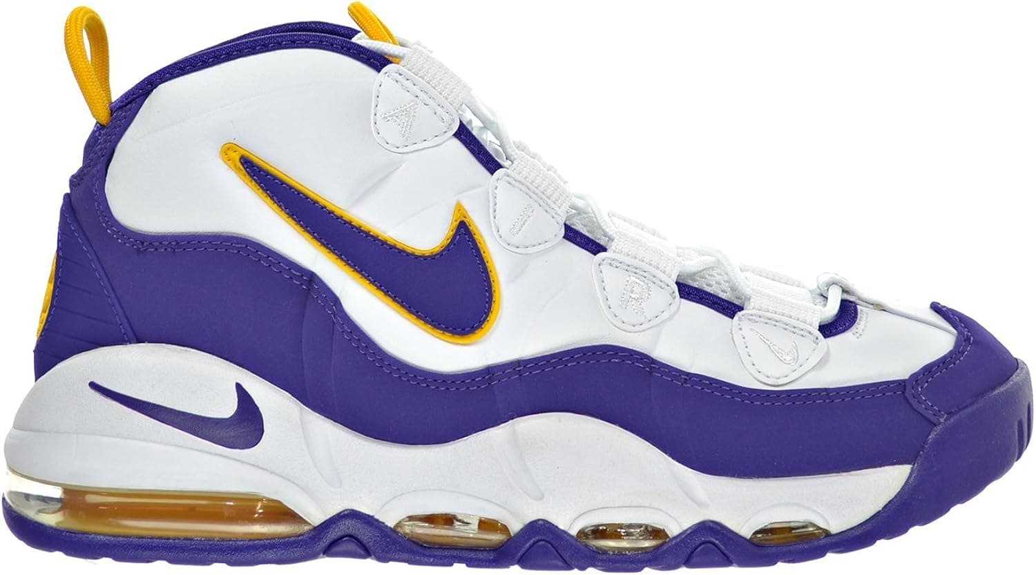 NIKE Air Max Uptempo Men's Shoes White/Court Purple/White 311090-103