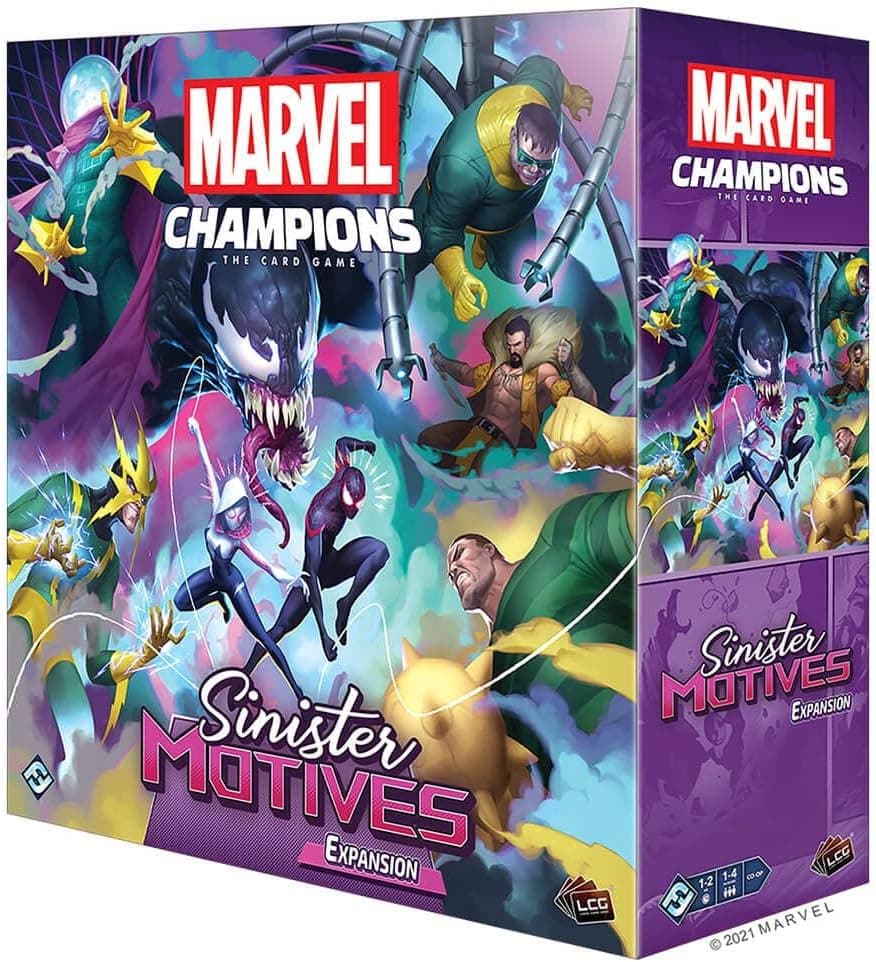 Marvel Champions The Card Game Sinister Motives Campaign Expansion | Strategy Card Game for Adults and Teens | Ages 14+ | 1-4 Players | Avg. Playtime 45-90 Mins | Made by Fantasy Flight Games