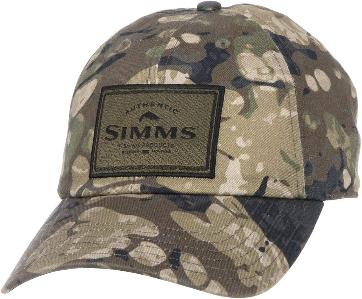 Simms Single Haul Fishing Cap, Low Profile Fishing Hat for Men