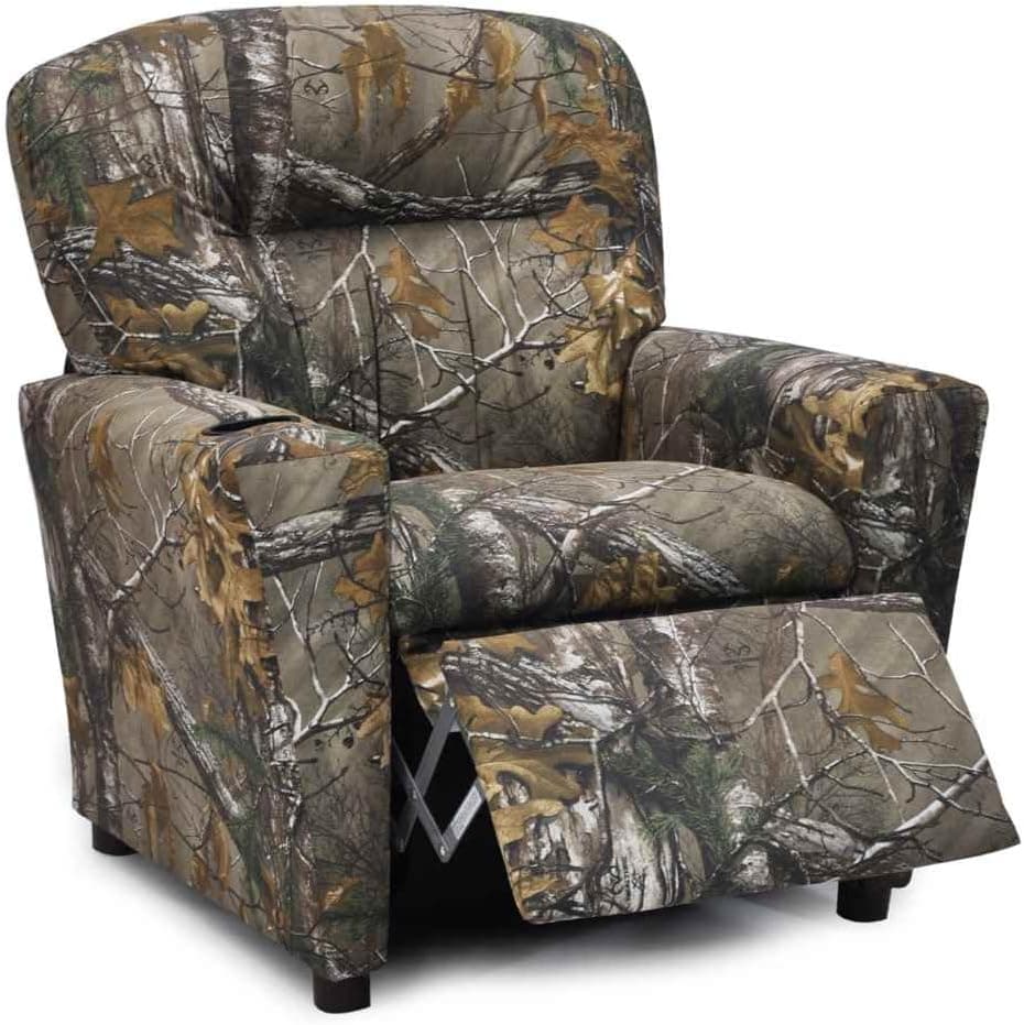 Kidz World Real Tree Camouflage Kids Recliner