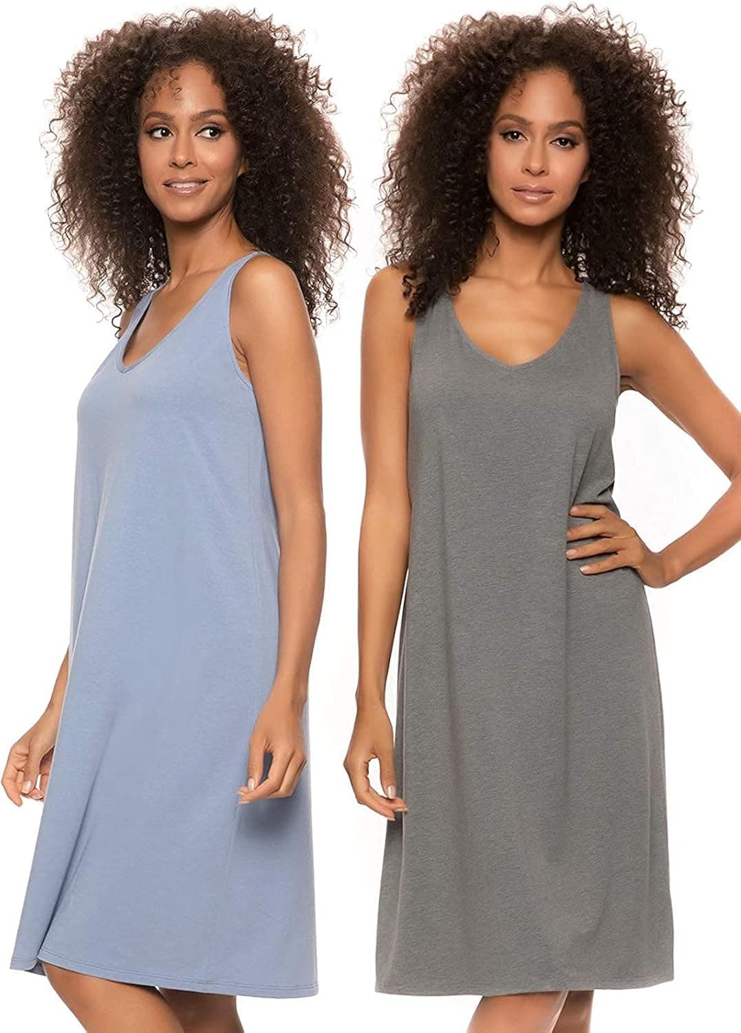 Felina | Cotton Modal Stretch Sleep Dress | 2-Pack (M)