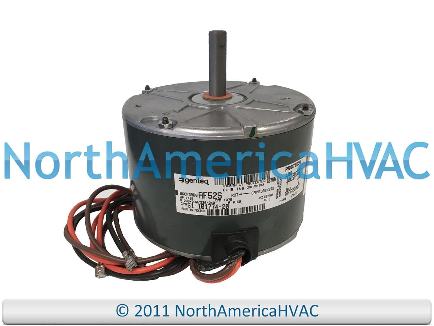 5KCP39BGAF52S - Genteq OEM Condenser Fan Motor 1/10 HP