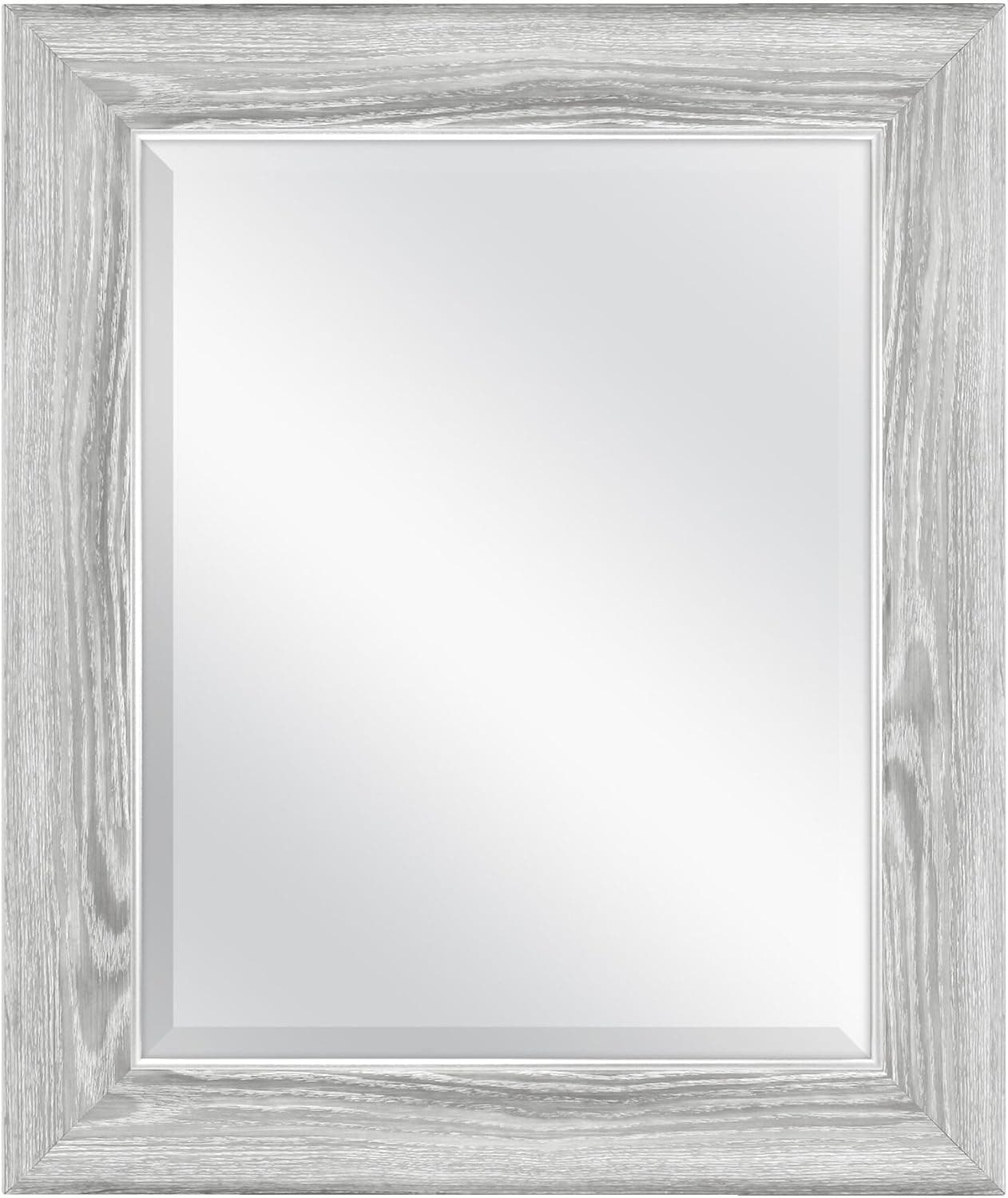 MCS Mirror, 21.5 x 25.5 Inch, Gray Woodgrain