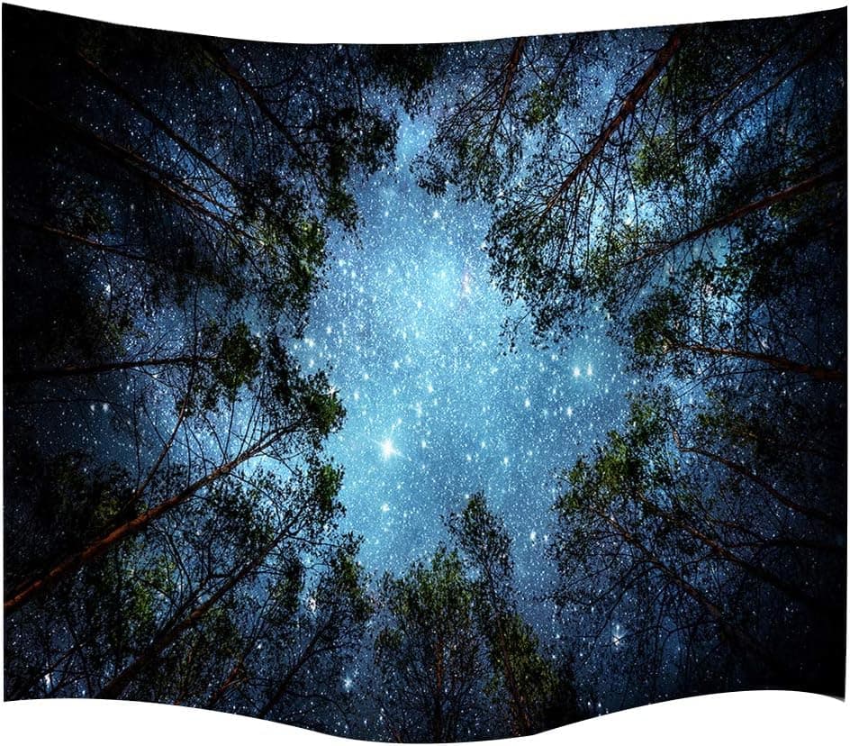 KLOLKUTTA Universe Galaxy Star Wall Tapestry, Multi Purpose Outer Space Wall Hanging Mural Art Decoration Tapestry Sofa Cover Beach Blanket Dorm Décor